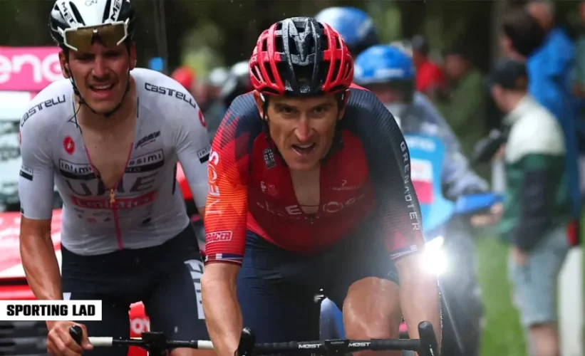 Geraint Thomas pink jersey Giro d'Italia