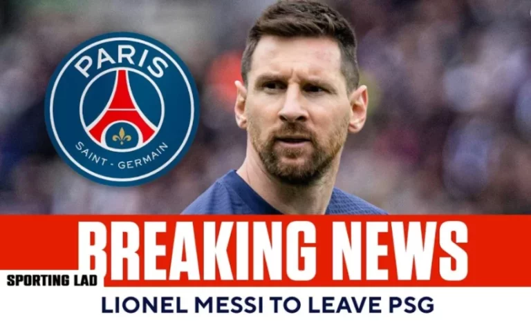 Lionel Messi leaving PSG