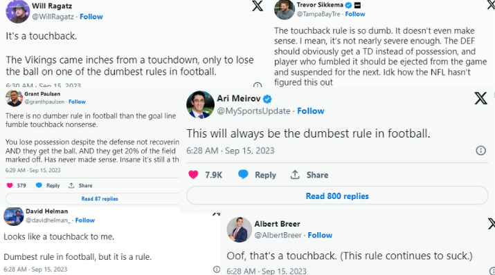 Fan Reactions to the nfl Touchback Rule