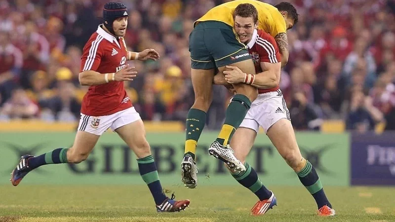 George North's Tackle on Israel Folau