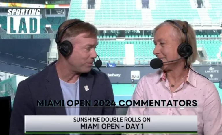 Miami Open 2024 Commentators
